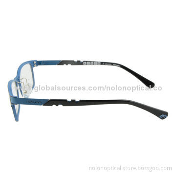 Ultem eyeglass frame with classic black/white